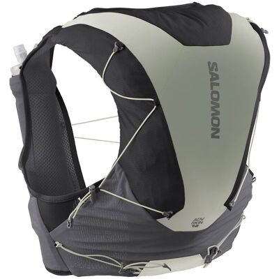 Salomon - Sac de trail/running - Adv Skin 12 Gradient Set Phantom/Castelrock - Taille M - Vert - Publicité Salomon - Sac de trail/running - Adv Skin 12 Gradient Set Phantom/Castelrock - Taille M - Vert - Publicité