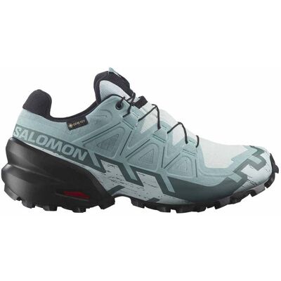 Salomon - Chaussures de trail en GORE-TEX® - Speedcross 6 GTX W Ballad Blue/Black - Taille 40 2/3 - Gris - Publicité Salomon - Chaussures de trail en GORE-TEX® - Speedcross 6 GTX W Ballad Blue/Black - Taille 40 2/3 - Gris - Publicité
