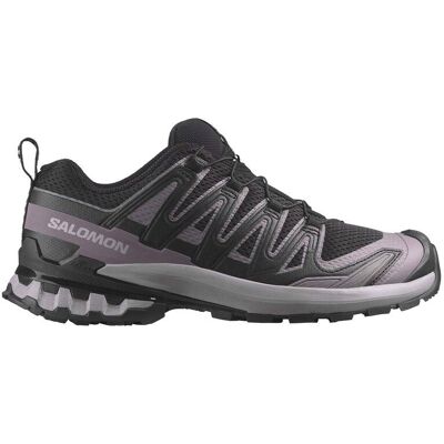 Salomon - Chaussures de trail - XA Pro 3D V9 W Black/Gull pour Femme - Taille 39 1/3 - Noir - Publicité Salomon - Chaussures de trail - XA Pro 3D V9 W Black/Gull pour Femme - Taille 39 1/3 - Noir - Publicité