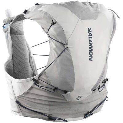 Salomon - Sac de trail/running - Adv Skin 12 Set Alloy/Gray Violet - Taille M - Gris - Publicité Salomon - Sac de trail/running - Adv Skin 12 Set Alloy/Gray Violet - Taille M - Gris - Publicité