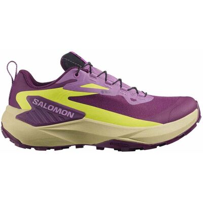 Salomon - Chaussures de trail en GORE-TEX - Genesis GTX W Winteb/Concog/Acid L - Taille 38 2/3 - Violet - Publicité Salomon - Chaussures de trail en GORE-TEX - Genesis GTX W Winteb/Concog/Acid L - Taille 38 2/3 - Violet - Publicité