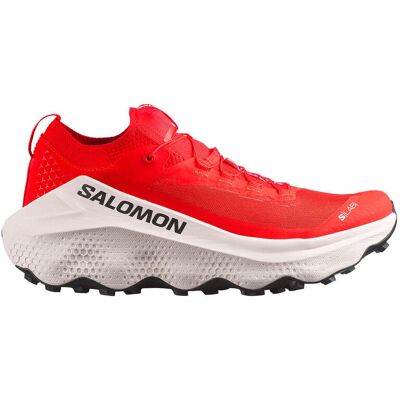 Salomon - Chaussures de trail - S/Lab Ultra Glide 2 Fird/Fird/Vani - Taille 43 1/3 - Rouge - Publicité Salomon - Chaussures de trail - S/Lab Ultra Glide 2 Fird/Fird/Vani - Taille 43 1/3 - Rouge - Publicité