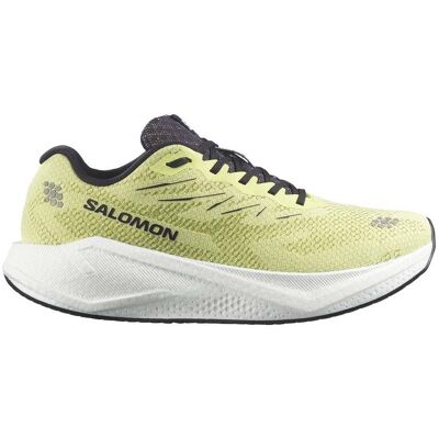 Salomon - Chaussures de running - Aero Blaze 4 Sunny Lime/White - Taille 42 2/3 - Jaune - Publicité Salomon - Chaussures de running - Aero Blaze 4 Sunny Lime/White - Taille 42 2/3 - Jaune - Publicité