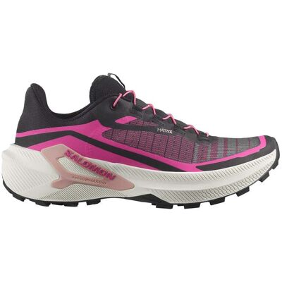 Salomon - Chaussures de trail - Genesis 2 W Black/Vanilla Ice pour Femme - Taille 38 2/3 - Rose - Publicité Salomon - Chaussures de trail - Genesis 2 W Black/Vanilla Ice pour Femme - Taille 38 2/3 - Rose - Publicité