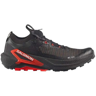 Salomon - Chaussures de trail - S/Lab Genesis 2 Black/Black - Taille 47 1/3 - Noir - Publicité Salomon - Chaussures de trail - S/Lab Genesis 2 Black/Black - Taille 47 1/3 - Noir - Publicité