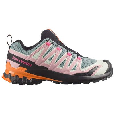 Salomon - Chaussures de trail - XA Pro 3D V9 Icon W Green Milieu/Black - Taille 40 2/3 - Rose - Publicité Salomon - Chaussures de trail - XA Pro 3D V9 Icon W Green Milieu/Black - Taille 40 2/3 - Rose - Publicité