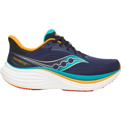 Saucony - Chaussures de running - Triumph 24 Naval/Tranquil pour Homme - Taille 44.5 - Navy - Publicité Saucony - Chaussures de running - Triumph 24 Naval/Tranquil pour Homme - Taille 44.5 - Navy - Publicité