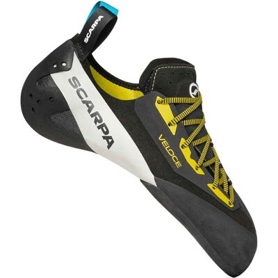 Scarpa - Chaussons d'escalade - Veloce L pour Homme - Taille 40 - Noir - Publicité Scarpa - Chaussons d'escalade - Veloce L pour Homme - Taille 40 - Noir - Publicité