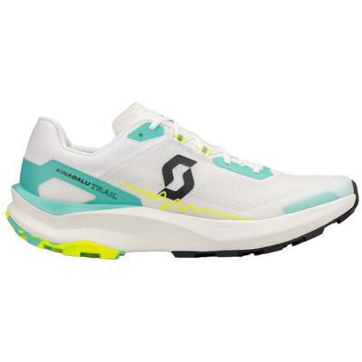 Scott - Chaussures de trail - Kinabalu Trail Bright White/Cascade Blue pour Homme - Taille 44,5 - Blanc - Publicité Scott - Chaussures de trail - Kinabalu Trail Bright White/Cascade Blue pour Homme - Taille 44,5 - Blanc - Publicité