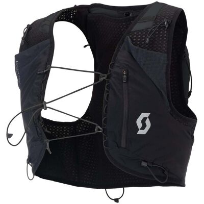 Scott - Gilet de trail/running - Tr' 6 Black - Taille XS - Noir - Publicité Scott - Gilet de trail/running - Tr' 6 Black - Taille XS - Noir - Publicité