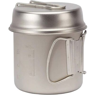 Snow Peak Titanium Trek 1400 - Casserole Silver Taille Unique - Publicité Snow Peak Titanium Trek 1400 - Casserole Silver Taille Unique - Publicité