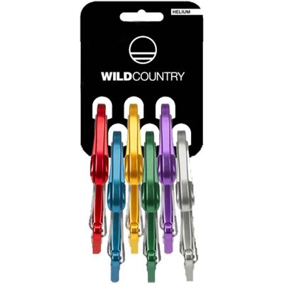 Wild Country Helium 3.0 Rack 6 Pack - Mousquetons Multicolores pour Escalade - Publicité Wild Country Helium 3.0 Rack 6 Pack - Mousquetons Multicolores pour Escalade - Publicité