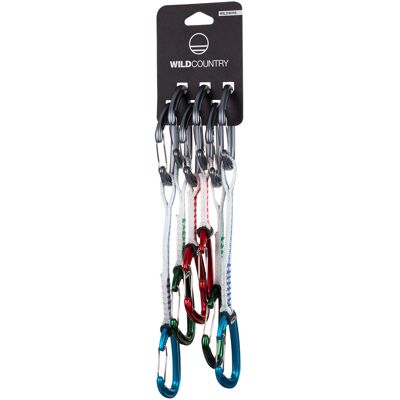 Wild Country - Pack de 6 dégaines d'escalade longueur 10 cm - Wildwire Quickdraw Trad 6 Pack Uni - Blanc - Publicité Wild Country - Pack de 6 dégaines d'escalade longueur 10 cm - Wildwire Quickdraw Trad 6 Pack Uni - Blanc - Publicité