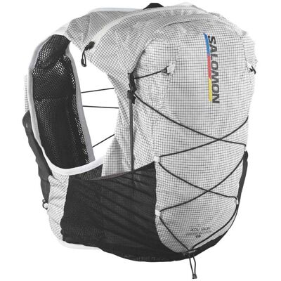 Salomon - Sac de trail/running étanche - Adv Skin Cross Season Race Flag White/Black - Taille M - Blanc - Publicité Salomon - Sac de trail/running étanche - Adv Skin Cross Season Race Flag White/Black - Taille M - Blanc - Publicité