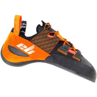 EB - Chaussons d'escalade - Strange pour Homme - Taille 40.5 - Orange - Publicité EB - Chaussons d'escalade - Strange pour Homme - Taille 40.5 - Orange - Publicité