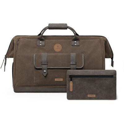 Cabaïa - Sac de voyage 36L - Duffle Bag Soyo 36L - Marron - Publicité Cabaïa - Sac de voyage 36L - Duffle Bag Soyo 36L - Marron - Publicité
