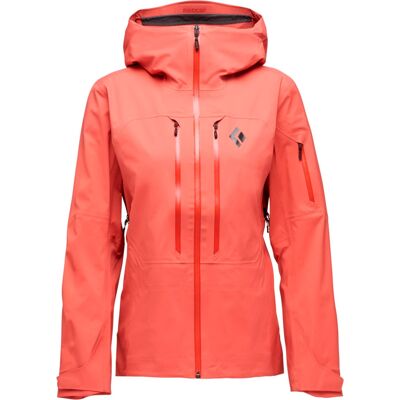 Black Diamond - Veste de freeride - W Recon Lt Stretch Shell Baja Sunrise pour Femme - Taille S - Orange - Publicité Black Diamond - Veste de freeride - W Recon Lt Stretch Shell Baja Sunrise pour Femme - Taille S - Orange - Publicité