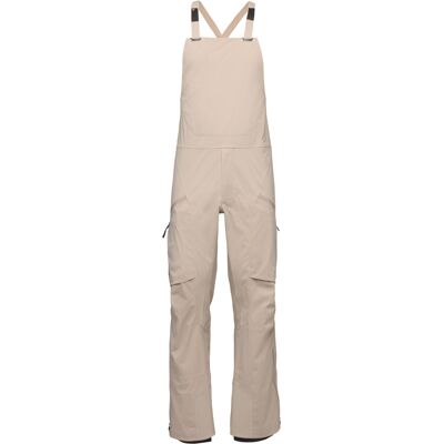 Black Diamond - Salopette de ski de randonnée - M Factor Bibs Moonstone pour Homme en Nylon - Taille L - Beige - Publicité Black Diamond - Salopette de ski de randonnée - M Factor Bibs Moonstone pour Homme en Nylon - Taille L - Beige - Publicité
