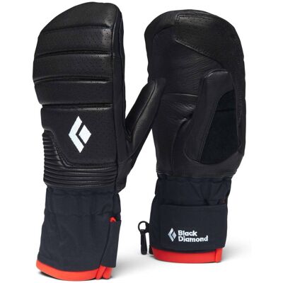 Black Diamond - Moufles de freeride en PrimaLoft® et en GORE-TEX - W Progression Mitts Black / Black pour Femme en Cuir - Taille M - Noir - Publicité Black Diamond - Moufles de freeride en PrimaLoft® et en GORE-TEX - W Progression Mitts Black / Black pour Femme en Cuir - Taille M - Noir - Publicité