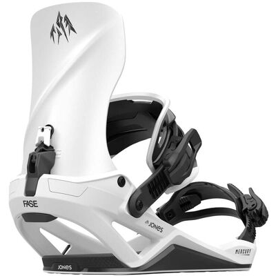 Jones - Fixations de snowboard - Mercury Fase Cloud White 2027 - Taille 44,5-48 - Blanc - Publicité Jones - Fixations de snowboard - Mercury Fase Cloud White 2027 - Taille 44,5-48 - Blanc - Publicité