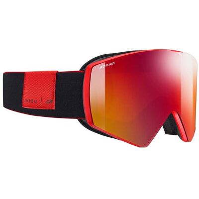 Lunettes de ski polarisées Julbo Sharp - Rouge/Noir - Publicité Lunettes de ski polarisées Julbo Sharp - Rouge/Noir - Publicité