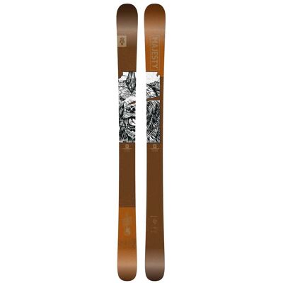 Majesty - Skis freeski - Dirty Bear XL 2026 en Bois - Taille 186 cm - Orange - Publicité Majesty - Skis freeski - Dirty Bear XL 2026 en Bois - Taille 186 cm - Orange - Publicité