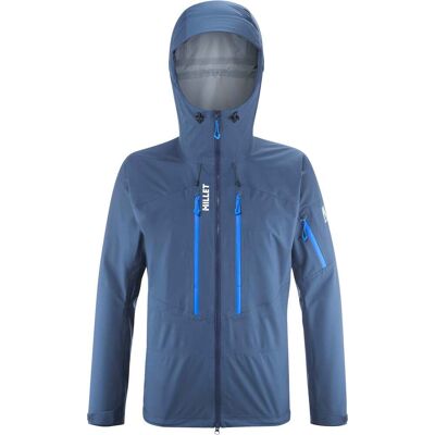 Millet - Veste de ski de randonnée - M White 3L Jkt M Dark Denim pour Homme - Taille S - Navy - Publicité Millet - Veste de ski de randonnée - M White 3L Jkt M Dark Denim pour Homme - Taille S - Navy - Publicité