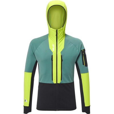 Millet - Veste de ski de randonnée - Pierra Ment Hoodie M Bottle Black pour Homme en Silicone - Taille S - Vert - Publicité Millet - Veste de ski de randonnée - Pierra Ment Hoodie M Bottle Black pour Homme en Silicone - Taille S - Vert - Publicité