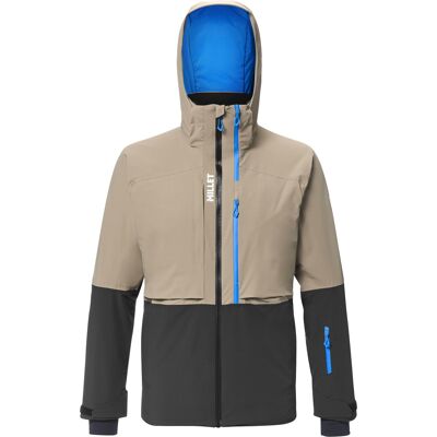 Millet - Veste de ski en PrimaLoft® - Grands Montets Pro Jacket M Dorite Black pour Homme - Taille S - Beige - Publicité Millet - Veste de ski en PrimaLoft® - Grands Montets Pro Jacket M Dorite Black pour Homme - Taille S - Beige - Publicité