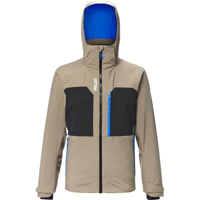 Millet - Veste de ski - Grands Montets Peak Jkt M Dorite Black pour Homme - Taille L - Beige - Publicité Millet - Veste de ski - Grands Montets Peak Jkt M Dorite Black pour Homme - Taille L - Beige - Publicité