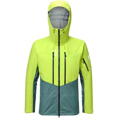 Millet - Veste de ski de randonnée - M White 3L Jkt M Bottle Macaw Green pour Homme - Taille S - Vert - Publicité Millet - Veste de ski de randonnée - M White 3L Jkt M Bottle Macaw Green pour Homme - Taille S - Vert - Publicité