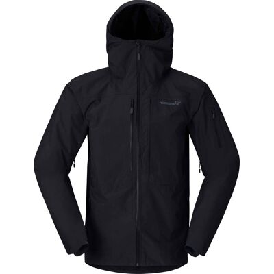 Norrona - Veste imperméable en GORE-TEX et en PrimaLoft® - Lofoten Gore-Tex Insulated Jacket M Caviar Black pour Homme - Taille M - Noir - Publicité Norrona - Veste imperméable en GORE-TEX et en PrimaLoft® - Lofoten Gore-Tex Insulated Jacket M Caviar Black pour Homme - Taille M - Noir - Publicité
