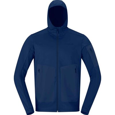 Norrona - Polaire isolante et respirante - Falketind Warm2 Stretch Hood M Indigo Night pour Homme - Taille M - Navy - Publicité Norrona - Polaire isolante et respirante - Falketind Warm2 Stretch Hood M Indigo Night pour Homme - Taille M - Navy - Publicité