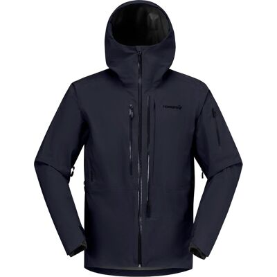 Norrona - Veste de protection en GORE-TEX® PRO - Lofoten Gore-Tex Pro Jacket M Caviar Black pour Homme - Taille S - Noir - Publicité Norrona - Veste de protection en GORE-TEX® PRO - Lofoten Gore-Tex Pro Jacket M Caviar Black pour Homme - Taille S - Noir - Publicité
