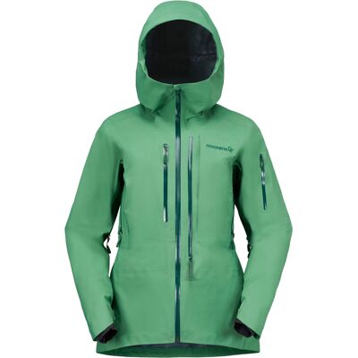 Norrona - Veste de protection en GORE-TEX® PRO - Lofoten Gore-Tex Pro Jacket W Dark Ivy pour Femme - Taille S - Vert - Publicité Norrona - Veste de protection en GORE-TEX® PRO - Lofoten Gore-Tex Pro Jacket W Dark Ivy pour Femme - Taille S - Vert - Publicité
