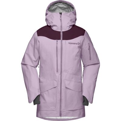 Norrona - Veste de protection en GORE-TEX - Tamok Gore-Tex Performance Shell Jacket W Purple Sage pour Femme - Taille M - Violet - Publicité Norrona - Veste de protection en GORE-TEX - Tamok Gore-Tex Performance Shell Jacket W Purple Sage pour Femme - Taille M - Violet - Publicité