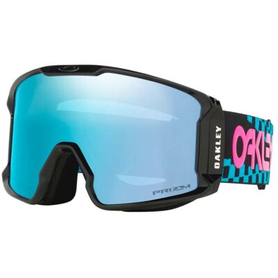 Oakley - Masque de ski - Line Miner L Chex Black Prizm Sapphire en Silicone - Rose - Publicité Oakley - Masque de ski - Line Miner L Chex Black Prizm Sapphire en Silicone - Rose - Publicité