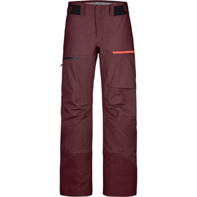 Ortovox - Pantalon de freeride - 3L Ravine Shell Pants W Winetasting pour Femme en Laine - Taille S - Bordeaux - Publicité Ortovox - Pantalon de freeride - 3L Ravine Shell Pants W Winetasting pour Femme en Laine - Taille S - Bordeaux - Publicité
