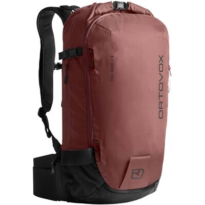 Ortovox - Sac à dos de ski - Free Rider 26S Chestnut - Rouge - Publicité Ortovox - Sac à dos de ski - Free Rider 26S Chestnut - Rouge - Publicité