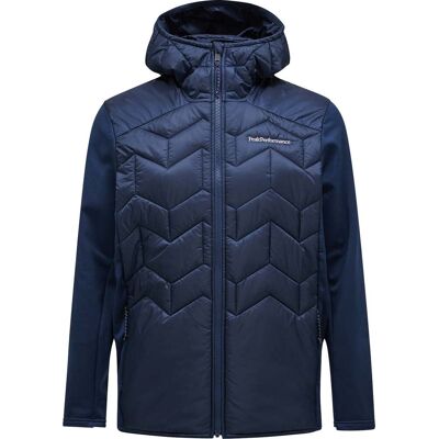 Peak Performance - Doudoune isolante et polyvalente - M Elevate Liner Hybrid Hood Jacket Blue Shadow pour Homme - Taille L - Navy - Publicité Peak Performance - Doudoune isolante et polyvalente - M Elevate Liner Hybrid Hood Jacket Blue Shadow pour Homme - Taille L - Navy - Publicité