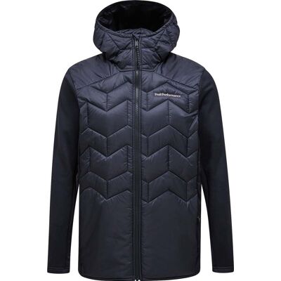 Peak Performance - Doudoune isolante et polyvalente - M Elevate Liner Hybrid Hood Jacket Black pour Homme - Taille L - Noir - Publicité Peak Performance - Doudoune isolante et polyvalente - M Elevate Liner Hybrid Hood Jacket Black pour Homme - Taille L - Noir - Publicité