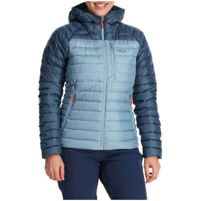 Rab - Doudoune chaude en duvet - Microlight Alpine Jacket W Orion Blue Citadel pour Femme - Taille S - Bleu - Publicité Rab - Doudoune chaude en duvet - Microlight Alpine Jacket W Orion Blue Citadel pour Femme - Taille S - Bleu - Publicité