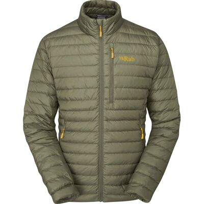 Rab - Doudoune chaude en duvet - Microlight Jacket Light Khaki pour Homme - Taille S - Kaki - Publicité Rab - Doudoune chaude en duvet - Microlight Jacket Light Khaki pour Homme - Taille S - Kaki - Publicité