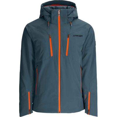 Spyder - Veste de ski imperméable et chaude en Primaloft® - Alyeska Jacket Slate Blue pour Homme en Nylon - Taille XL - Bleu - Publicité Spyder - Veste de ski imperméable et chaude en Primaloft® - Alyeska Jacket Slate Blue pour Homme en Nylon - Taille XL - Bleu - Publicité