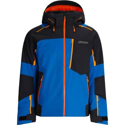 Spyder - Veste de ski imperméable et chaude en Primaloft® - Leader Jacket Cobalt pour Homme - Taille XL - Gris - Publicité Spyder - Veste de ski imperméable et chaude en Primaloft® - Leader Jacket Cobalt pour Homme - Taille XL - Gris - Publicité