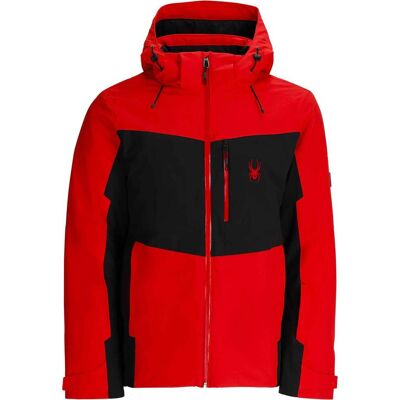 Spyder - Veste de ski imperméable et chaude - Copper Jacket Spyder Red pour Homme - Taille M - Rouge - Publicité Spyder - Veste de ski imperméable et chaude - Copper Jacket Spyder Red pour Homme - Taille M - Rouge - Publicité