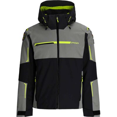Spyder - Veste de ski chaude en Primaloft® - Titan Jacket Black pour Homme - Taille L - Noir - Publicité Spyder - Veste de ski chaude en Primaloft® - Titan Jacket Black pour Homme - Taille L - Noir - Publicité