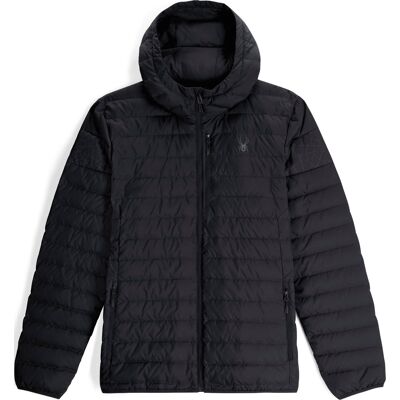 Spyder - Doudoune de ski chaude - Zenith Hooded Down Jacket Black pour Homme - Taille M - Noir - Publicité Spyder - Doudoune de ski chaude - Zenith Hooded Down Jacket Black pour Homme - Taille M - Noir - Publicité