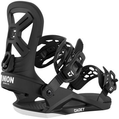 Union - Fixations de snowboard all-mountain freestyle - Cadet Black en Aluminium - Taille Enfant 37-40,5 - Noir - Publicité Union - Fixations de snowboard all-mountain freestyle - Cadet Black en Aluminium - Taille Enfant 37-40,5 - Noir - Publicité