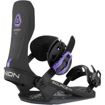 Union - Fixations de snowboard all-mountain freeride - Source Pro Black pour Homme en Aluminium - Taille 43,5-46 - Noir - Publicité Union - Fixations de snowboard all-mountain freeride - Source Pro Black pour Homme en Aluminium - Taille 43,5-46 - Noir - Publicité